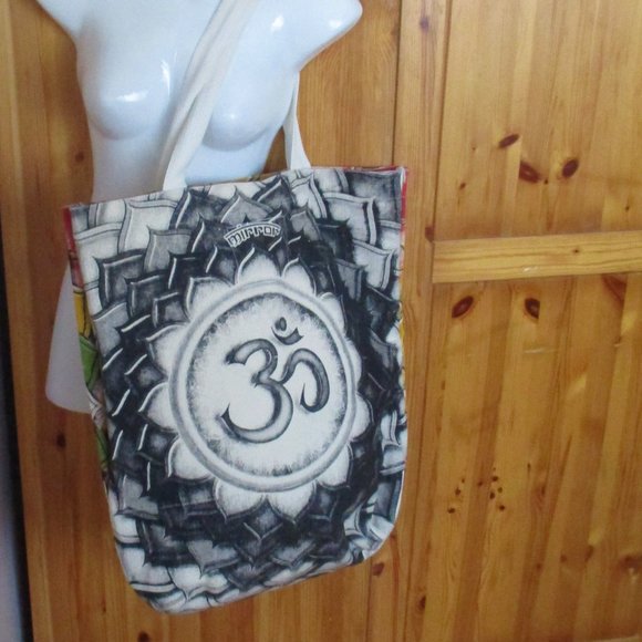 Mirror Canvas Tote Bag NEW Hindu Yoga Carry-all - Picture 6 of 13